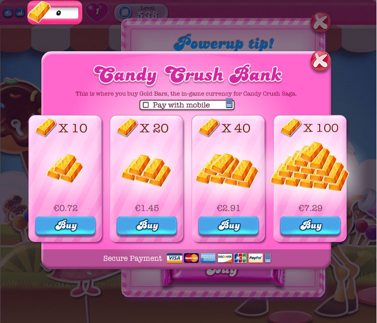 Candy Crush leaderboard -- rank is bought, not earned